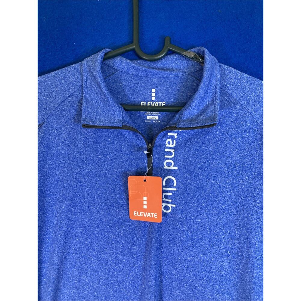 Elevate Relay For Life Grand Club Blue 1/4 Zip Pullover Jacket Women's Size XL - Picture 4 of 13